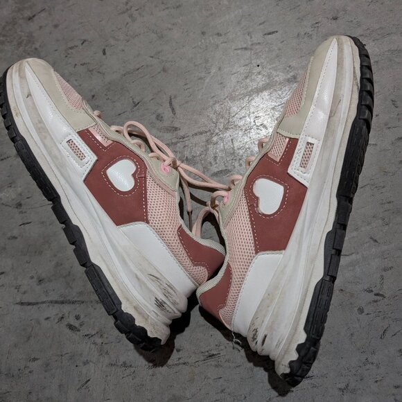 Pink Heart Sneakers - Picture 4 of 4